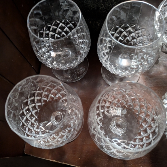 Other - Vintage Crystal Cut Drinkware.  Beautiful Condition.